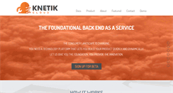 Desktop Screenshot of knetikcloud.com